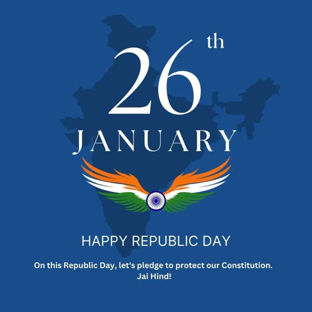 26 January Republic Day Short Wishes in English
