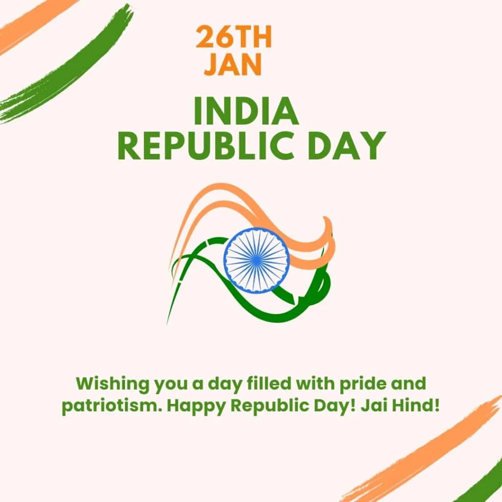 26 January Republic Day Short Wishes in English