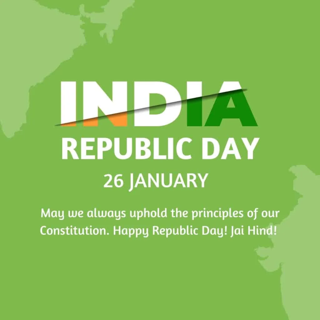 26 January Republic Day Short Wishes in English